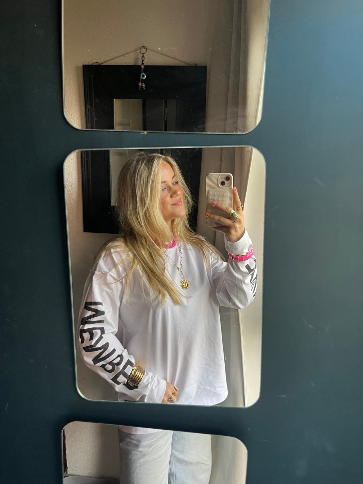 Mapped Seoul signature long sleeve - White