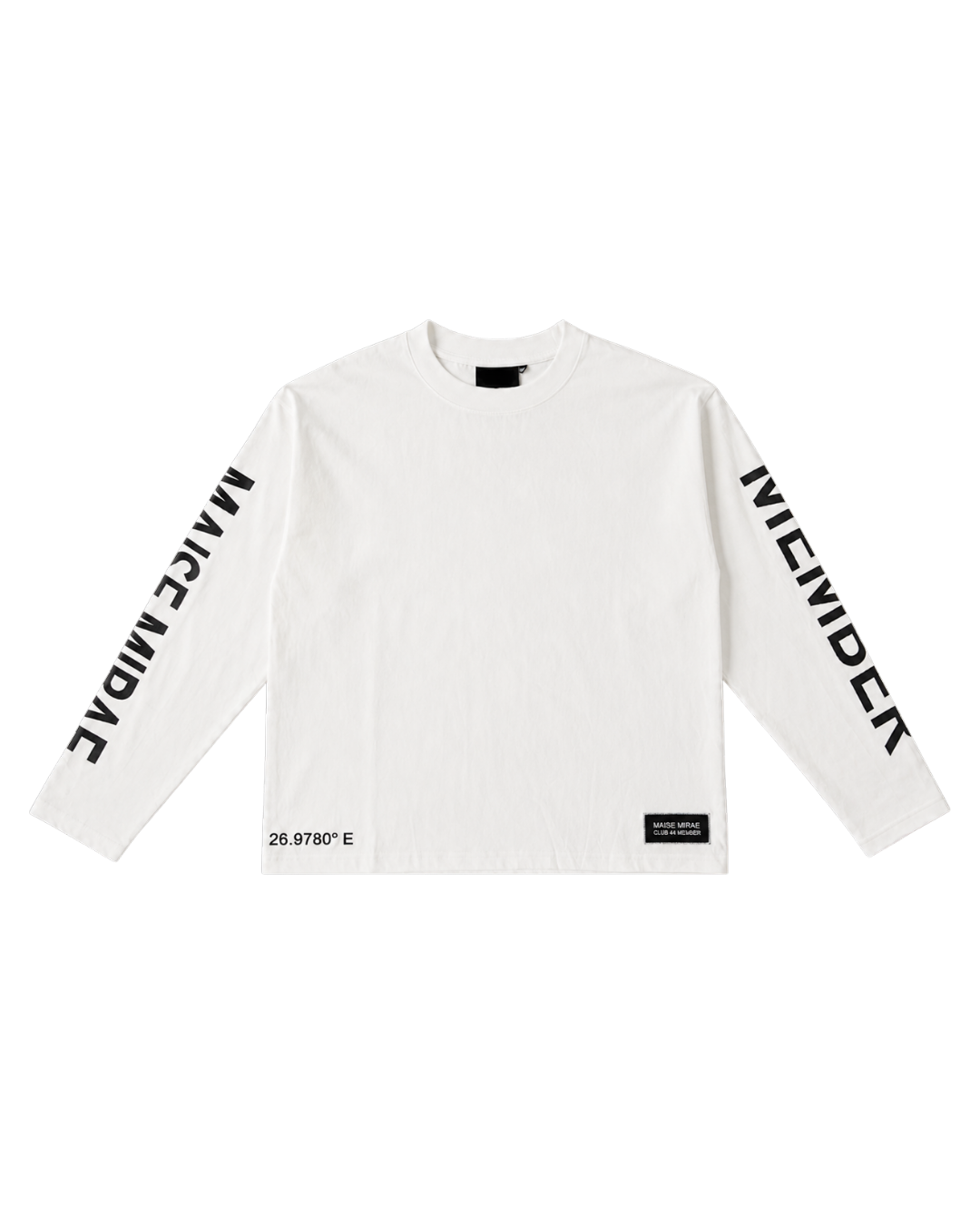 Mapped Seoul signature long sleeve - White
